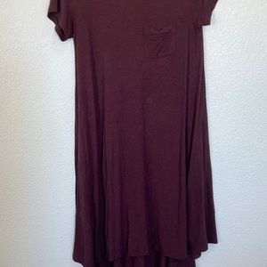 Lularoe Carly burgandy